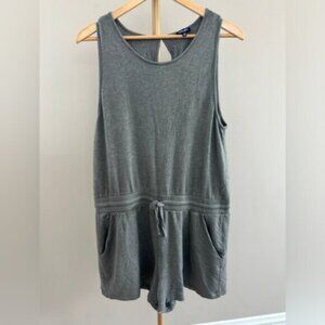 Splendid Eco Fleece Short Romper – Dusty Green, Size XL